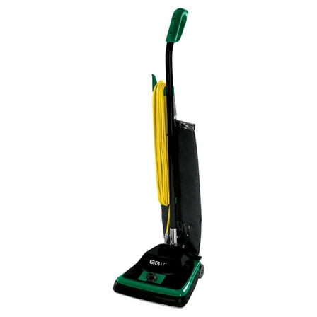 Bissell Big Green Commercial BG100 Pro Tough Upright Vacuum with Straight Handle, 870W, 12" Vacuum Width