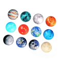 thumbnail image 3 of 12pcs Cosmic Moon Planet Series Magnets Whiteboard Magnets Round Glass Fridge Magnets Stickers Home Kitchen Decor (Mixed), 3 of 4
