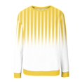 thumbnail image 5 of Bcresic Women's Crewneck Sweatshirt Color Block Pullover Tops Ribbed Sweatshirts Casual Dropped Shoulder Long Sleeve Jumper Fall Fashion Clothes,A07-Yellow,Small, 5 of 5
