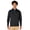 Black Heather, variant on Charles River Apparel 9636 Men's Vista Tri-Blend Quarter Zip-Light Blue Heather-M