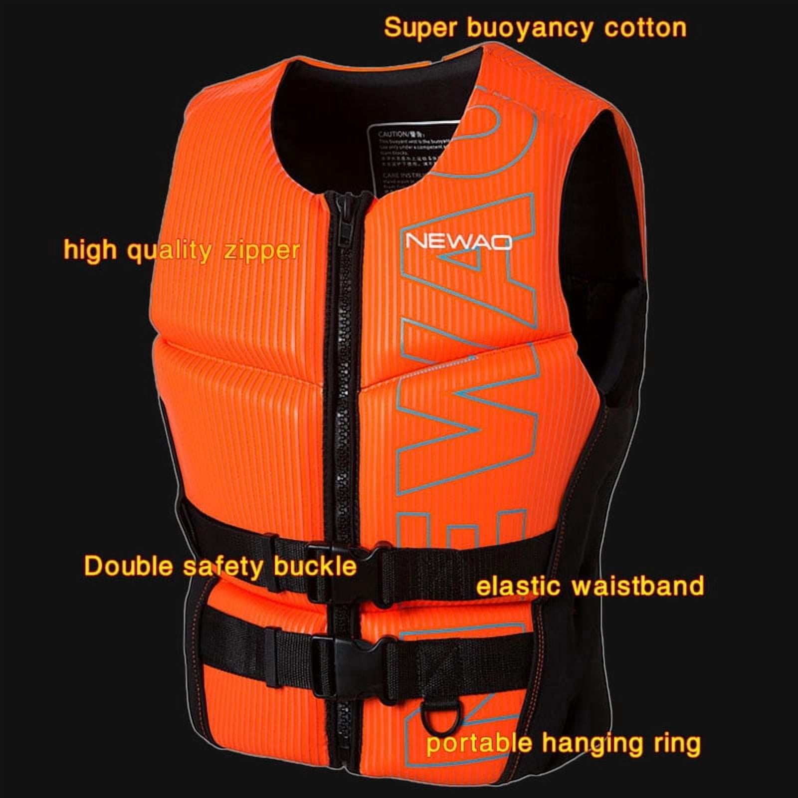 Life Jackets Neoprene Wakesurf Impact Comp Life Vests Great for All Other Watersports Activities