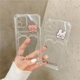 thumbnail image 3 of Cute Bear Cartoon Rabbit Shockproof Phone Case For iPhone 11 12 13 14 15 Pro Max XS X 7 8 Plus Soft Wallet Cover Card Holder ZR, 3 of 7