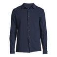 thumbnail image 3 of George Men’s Knit Button Down Shirt with Long Sleeves, Sizes S-3XL, 3 of 6