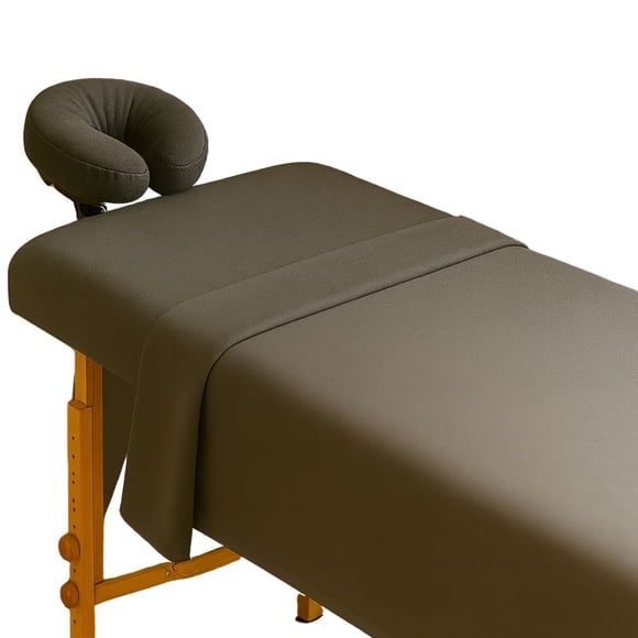 Kit Spa 3 Pzas Sábanas Para Cama De Masaje - Gris Oxford