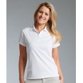 thumbnail image 2 of Charles River Women's Classic Solid Wicking Polo in White XXL | 2811, 2 of 4