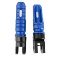 thumbnail image 2 of Pair of Front Foot Pegs Pedals Motorcycle Modification Fit for Honda CB125R CB300R CB1300SF CB600FBlue, 2 of 5
