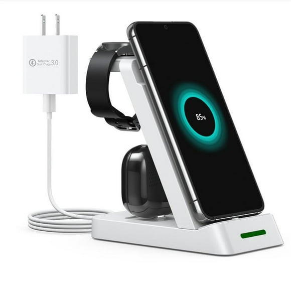 FAJHHA Marchandise Électronique, Ventes de Liquidation la Station de Charge Trois-en-un Est Adaptée pour les Téléphones Mobiles à Interface IOS et Montres à Chargement Sans Fil sur le Marché
