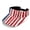 American Stars Stripes, variant on Chririnla Flame Pattern Empty Top Sun Visor, Polyester Fabric Adjustable Back Strap Sun Visor Cap Breathable Top Visor Hat for Women