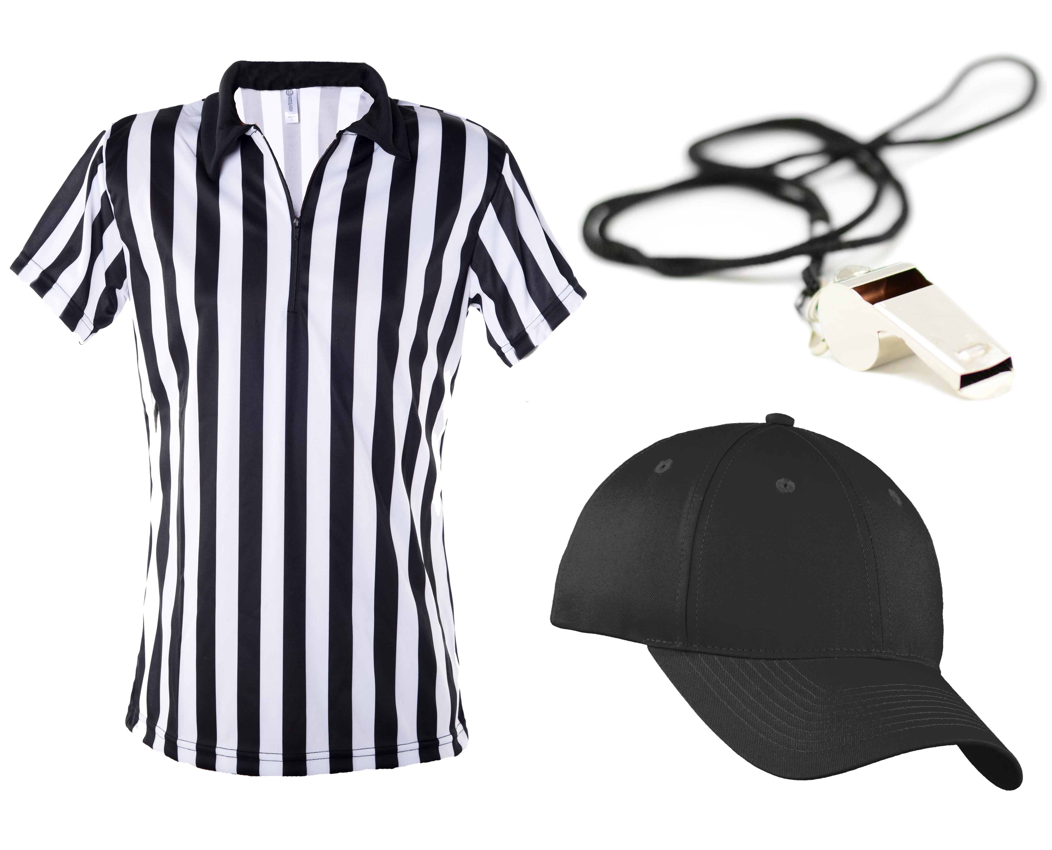 Mato & Hash Mens Referee Shirts/Umpire Jersey with Collar for Officiating and Costumes 