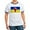 Navy/White, variant on CafePress - Glory To Ukraine T Shirt - 100% Cotton Ringed T-Shirt