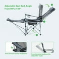 thumbnail image 6 of Reclining Chair with Footrest, Headrest, Storage Bag & Cup Holder for Outdoor Adventures & Cozy Indoor Relaxation, 6 of 12