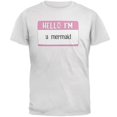 thumbnail image 1 of Halloween Hello I'm a Mermaid Mens T Shirt White MD, 1 of 1