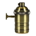 thumbnail image 2 of Retro Style Lamp Holder E27 Vintage lighting Pendant Light Bulb Decorative Copper Lamp Base, 2 of 8