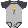 thumbnail image 3 of Inktastic Construction Worker, Blond Hair, Cute Boy, Hammer Boys Baby Bodysuit, 3 of 5
