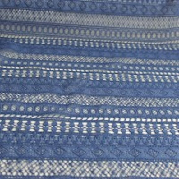 Denim Serena 100% Polyester Chemical Lace Fabric - DIY Projects by the Yard