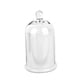 thumbnail image 1 of Candelabro de cúpula de vidrio cloche con asa en la parte superior, cúpula de campana de vidrio con base para blanco, 1 of 9
