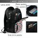 thumbnail image 4 of Fotbe Dachshund Dog Heart Mochila con Estampado y Puerto USB para Hombre y Mujer, Mochila Antirrobo, Mochila de Viaje, Mochila Escolar, Mochila Universitaria, 4 of 7