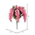 thumbnail image 2 of Vickerman FQ172702 Vickerman 19 " Buisson de Glycine Rose Artificiel, 2 of 4
