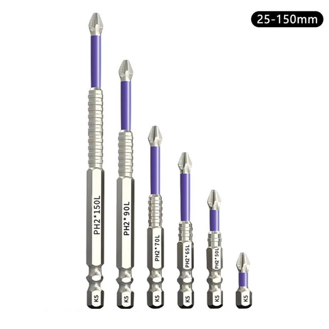 Daily Mix Store High Magnetic Screwdriver Drill Bit Set, 2025 K5 Impact Resistant Non Slip Bit Impact Driver Bit Set for Home Diy Profession