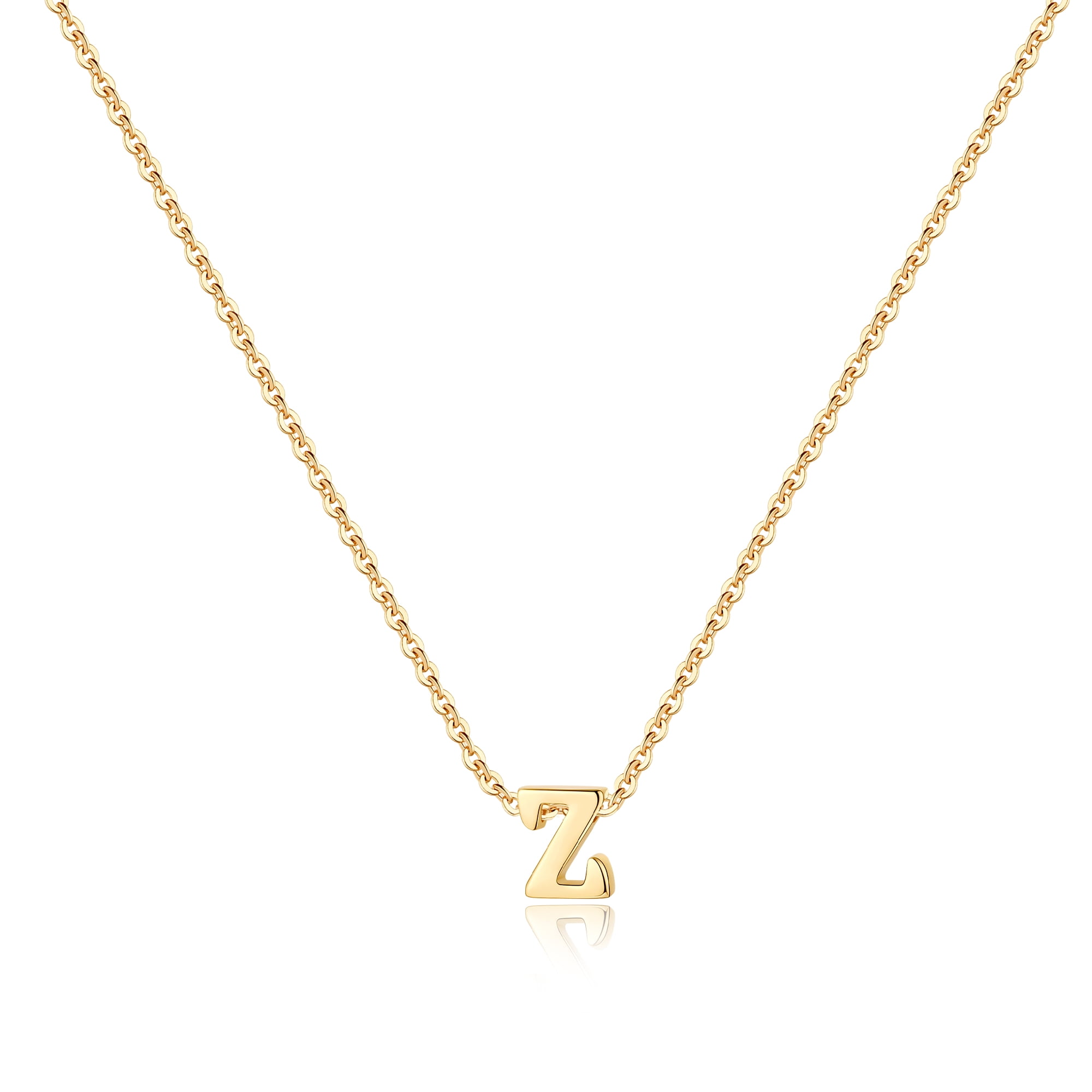 IEFRICH Lowercase Initial Necklace 