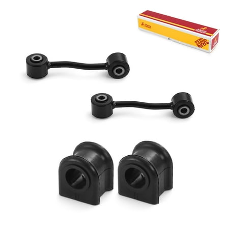 Metrix Premium Chassis Parts-4 PC L/R Front Sway Bar Stabilizer End Link & Front Stabilizer Bar Bushing Kit Fits 02-07 Jeep Liberty,Replacement K7391,K200161