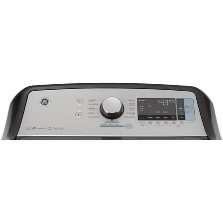 GE - 5.2 Cu. Ft. High-Efficiency Top Load Washer - Diamond gray