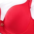 thumbnail image 6 of ATOYSOY Women's Everyday Bra Breathable Push Up Underwear Underwire Smoothing Comfort Bra Thin Lightweight Red XXL, 6 of 9