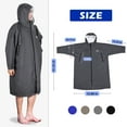 thumbnail image 7 of Catalonia Fleece Lining Swim Parka for Men, Women, Kids, Waterproof Versatile Swim Jacket Coat,Swim Changing Poncho Robes for Adult,Kids and Youth for Swimming, Surfing, 7 of 7