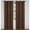 CHOCOLATE, variant on Eclipse Meridian Geometric 100% Blackout Thermaback Grommet 42 x 63 Window Curtain Panel, 1 Panel, Chocolate