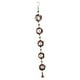 thumbnail image 3 of Cadenas de lluvia para canalones Rain Charm, bajantes decorativos de repuesto de metal de 112 cm para patio trasero, cobertizos, toldos, techos Cola Cadenas de lluvia giratorias, 3 of 8