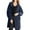 Navy, variant on Niaviben Women's Long Trench Coat Plus Size Windbreakers for Women Windproof Jacket Women Ladies Jackets Womens Fall Jackets Womens Trench Coat Casual Jackets for Women Black L