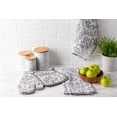 thumbnail image 2 of DII Modern 100 Percent Cotton Damask Dishtowels in Gray (Set of 2), 2 of 4