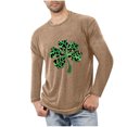 thumbnail image 1 of Blusas y camisas de manga larga con cuello redondo para hombre, deportivas, fitness, hogar, pijamas navideños estampados, camiseta de manga larga con cuello redondo, blusa de poliéster para hombre, 1 of 3