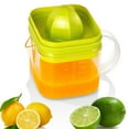 thumbnail image 3 of Vikakiooze Lemon Squeezer Citru Juicer With Strainer,Hand Juicer Citru Lemon Orange Juicer Fruit Juicer Lime Press Manual Juicer Squeezer With Built-in Measuring Cup, 3 of 6