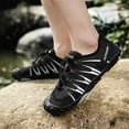 thumbnail image 7 of Mens Water Shoes Quick Dry Sneakers Beach Shoes Swimming Yoga Lightweight Sneakers Walking Beach Driving Black 8 UK, 7 of 7