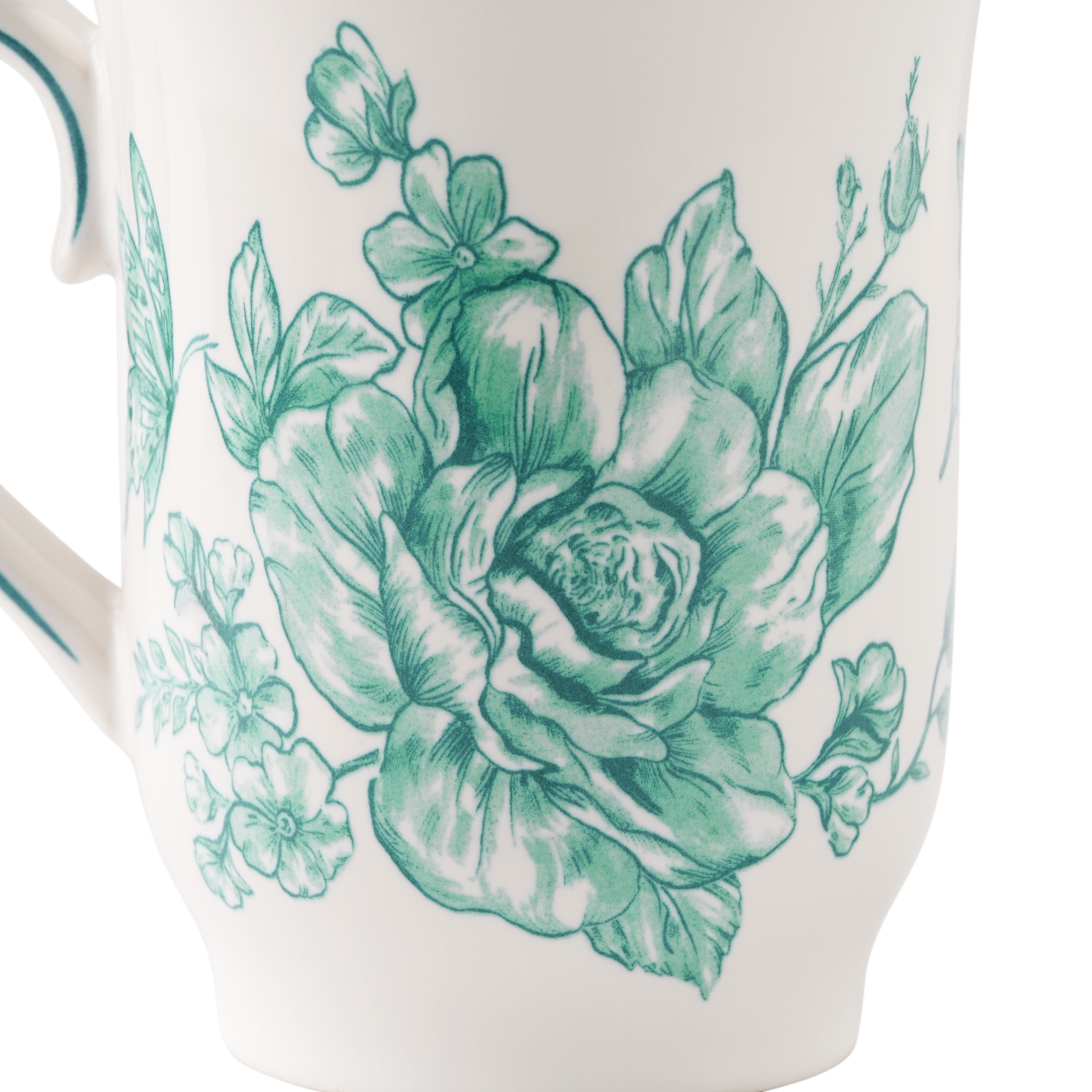 The Pioneer Woman Agatha 12-Ounce Stoneware Mug, Green