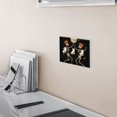 thumbnail image 5 of Yayeee Toggle Light Switch Wall Plate 2-Gang 4.56"x4.48" Decorative Outlet Cover, Black Halloween Dancing, 5 of 7