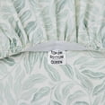 thumbnail image 3 of Better Homes & Gardens 300 Thread Count Cotton Percale 4-Piece Vierra Vine Green Bed Sheet Set, Full, 3 of 8
