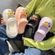 thumbnail image 5 of Zapatillas de mujer de moda con agujeros y suela gruesa con almohada EVA, zapatillas Baotou antideslizantes, zapatillas de verano para mujer, zapatillas de mujer de suela suave, 5 of 6