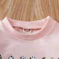 thumbnail image 5 of Lovebay Infant Baby Pink Mama's Girls Sweatshirt Floral Pants Headband Outfits Set 6-12 Months, 5 of 11