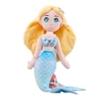thumbnail image 1 of Peluche de princesa sirena de 11,8 pulgadas, suave, ideal para cumpleaños, día del niño, para niñas pequeñas, cabello amarillo., 1 of 4
