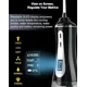 thumbnail image 4 of MySmile Irrigador Bucal Inalámbrico LP201 OLED Water Flosser para Ortodoncia, Encías E Higiene Dental, 5 Modos, 8 Boquillas, Color Negro, 4 of 11