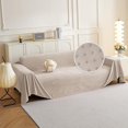 thumbnail image 1 of Dark Couch Covers for Sectional Sofa Couch Cover L Shape Couch Covers for Dogs Washable Couch Cover Banket Modern Sofa Slipcovers Super Soft Sofa Towel for Kids Pets ” x ”, 1 of 9