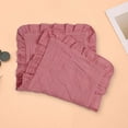 thumbnail image 2 of hengsof Baby Cotton Towels Solid Color Bibs for Newborns Fashion Cute Ruffled Soft Comfortable Comfort Towels Burp Towels, 2 of 4