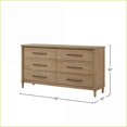 thumbnail image 5 of Dressers Casual 6-Drawer Sand Finish | Sand | Solid Wood+MDF, 5 of 5