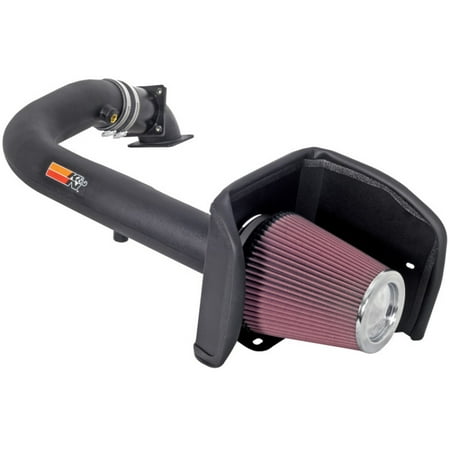 Ford Edge Air Intake K&N Performance Cold Air Intake Kit 57-2556 with Lifetime Filter for ford Expedition/F150, Lincoln Mark LT 5.4L V8 ()