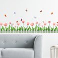thumbnail image 2 of Adhesivo de pared de rejilla de mariposas de flores creativas, adhesivo de pared TUNC Sencillez, 2 of 5