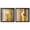 Black Frame, variant on Columnar Forms Set Shadowbox Print Beige Wall Decor Set by Art Remedy, Black Frame, 16 x 16