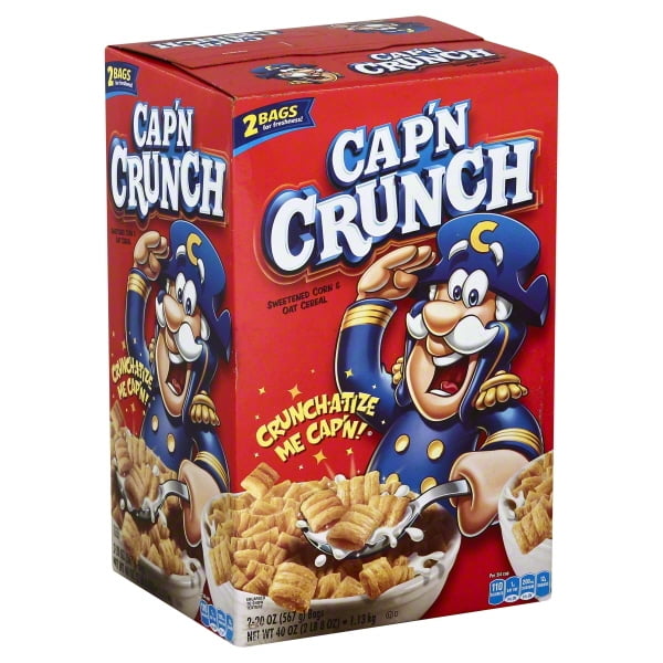 Quaker Oats Capn Crunch Cereal, 2 ea