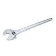 thumbnail image 2 of Edward Tools Adjustable Wrench - Heavy Duty Drop Forged Steel - Precision Milled Jaws for Maximum Gripping Power - Rust Resistant Finish - Tempered and Heat Treated Steel - Secure Adjustable Jaw (24"), 2 of 3